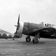 P-47Cs of the 61st Fighter Squadron in 1943. Note the “razorback” canopy of the earlier Thunderbolts. (US Air Force)